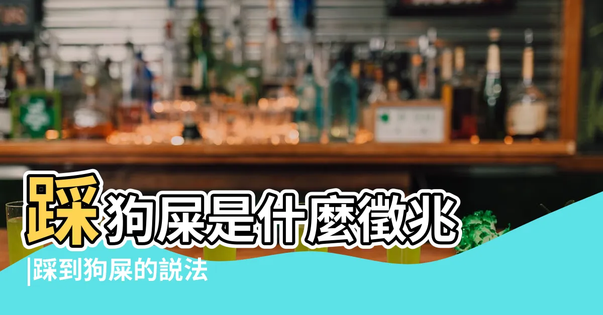 【踏到狗大便】踩狗屎是什麼徵兆 |踩到狗屎的説法 |踩狗屎倒黴還是好運 |