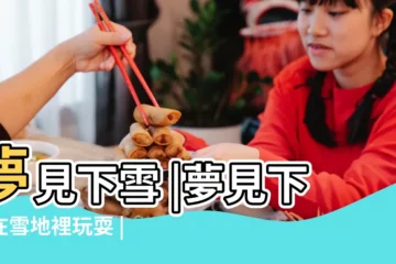 【夢見跟情人一起下雪】夢見下雪 |夢見下雪在雪地裡玩耍 |夢見下大雪 |