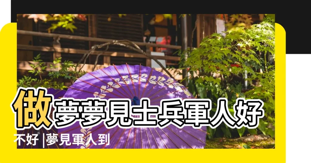 做夢夢見士兵軍人好不好 |夢見軍人到家中 |夢見軍人 |【夢見軍人在朋友家】