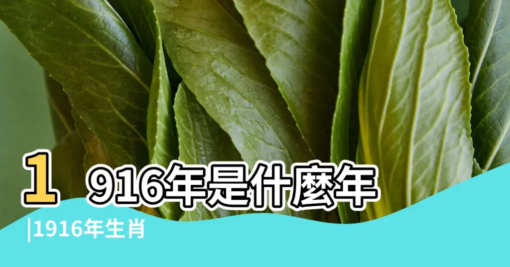 1916年是什麼年 |1916年生肖屬龍今年多大 |1916年出生屬什麼生肖1916年出生命好嗎 |【1916年生什麼 命】