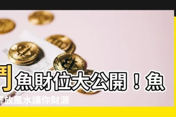 【鬥魚財位】鬥魚財位大公開！魚缸擺放風水讓你財源滾滾