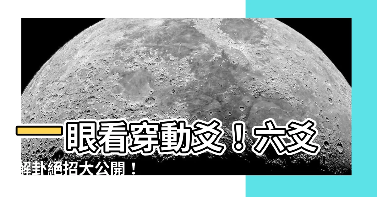 【動爻怎麼看】一眼看穿動爻！六爻解卦絕招大公開！