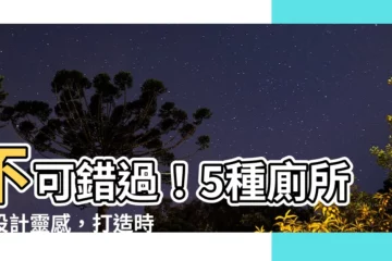 【廁所門 設計】不可錯過！5種廁所門設計靈感，打造時尚實用的空間