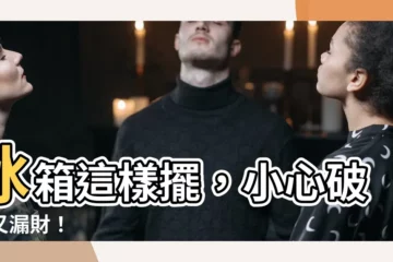 【冰箱側邊對門】冰箱這樣擺，小心破財又漏財！
