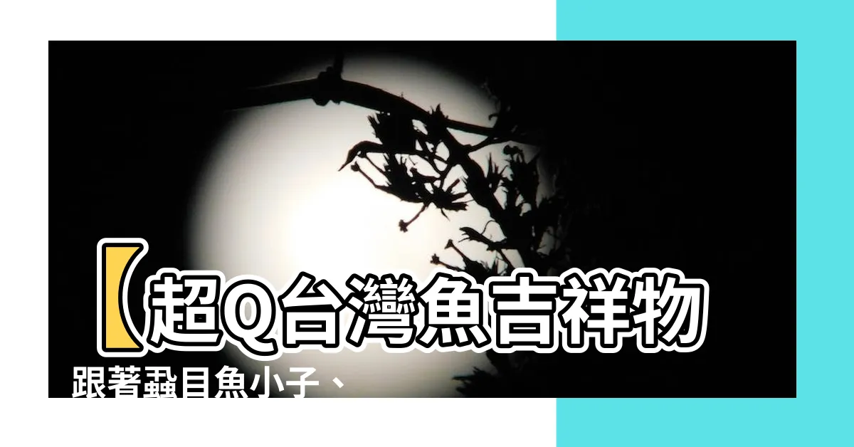 【魚 吉祥物】【超Q台灣魚吉祥物】跟著蝨目魚小子、魚頭君一起玩翻台南！