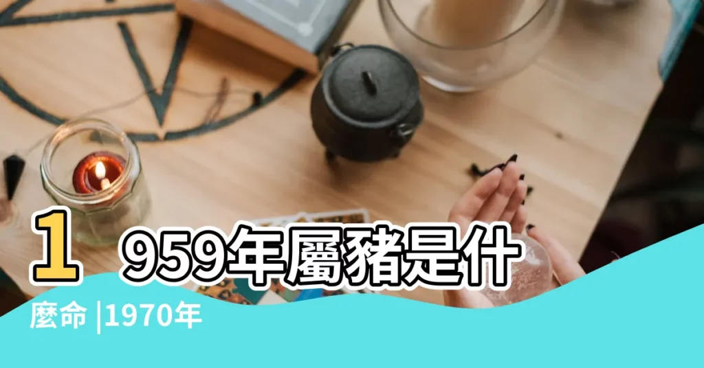 1959年屬豬是什麼命 |1970年 |1959年生五行屬什麼 |【59年次五行】