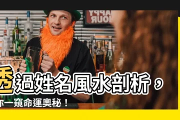【姓名 風水】透過姓名風水剖析，讓你一窺命運奧秘！