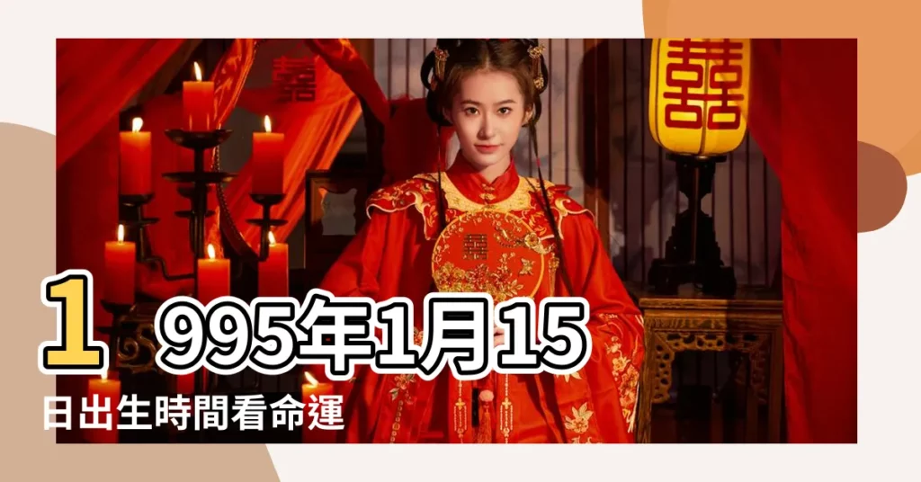 1995年1月15日出生時間看命運 |95年陰曆1月15日12點28分生是什麼星座 |出生日期1995年1月15日測命運 |【1995年農曆1月15日星座】