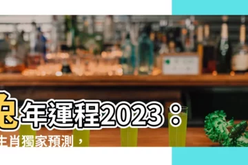 【兔年運程2023】兔年運程2023：12生肖獨家預測，助你飛黃騰達！