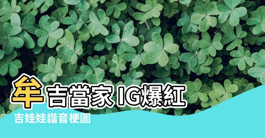 【牟吉 梗圖】牟吉當家 IG爆紅 吉娃娃諧音梗圖 句句戳笑點
