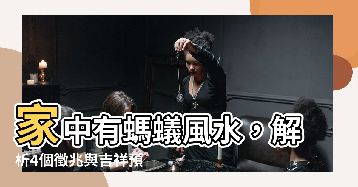 【家中有螞蟻風水】家中有螞蟻風水，解析4個徵兆與吉祥預兆