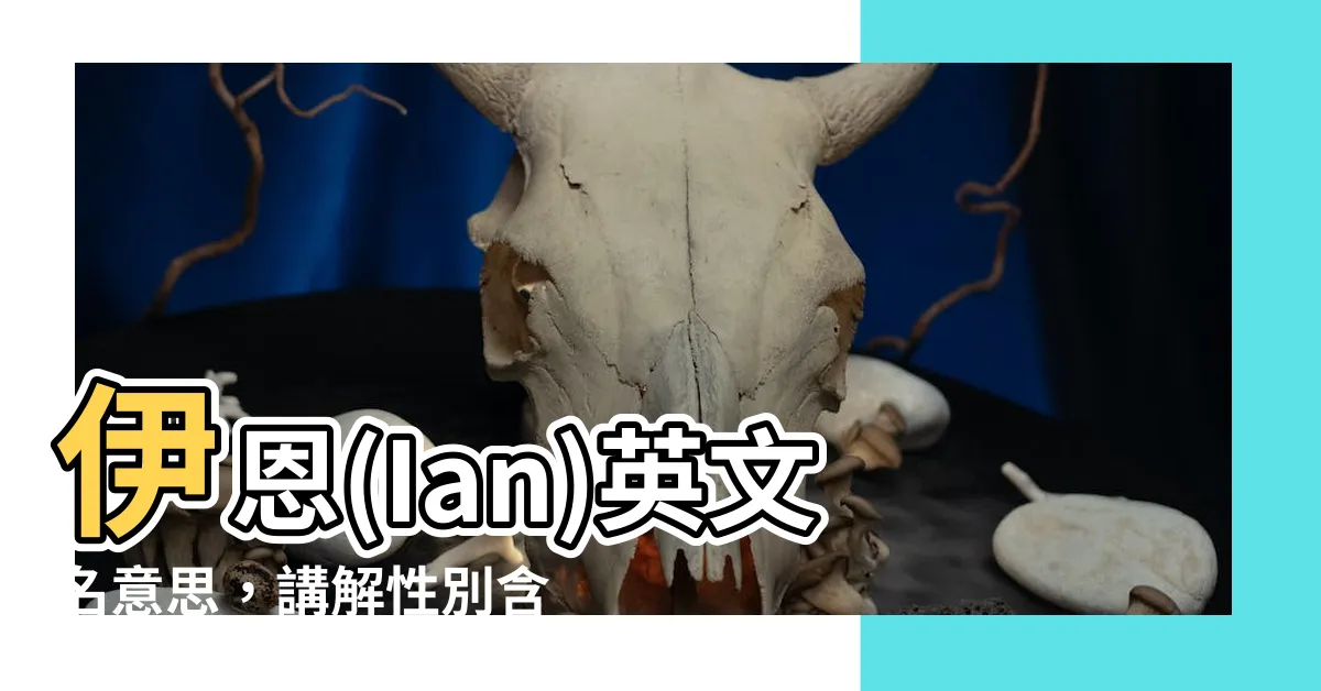 【ian英文名意思】伊恩(Ian)英文名意思，講解性別含義、寓意及印象
