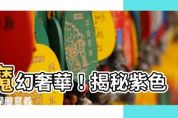【紫色的意義】魔幻奢華！揭秘紫色的深層意義