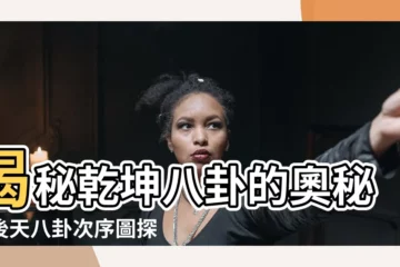 【乾坤 八卦】揭秘乾坤八卦的奧秘：後天八卦次序圖探秘