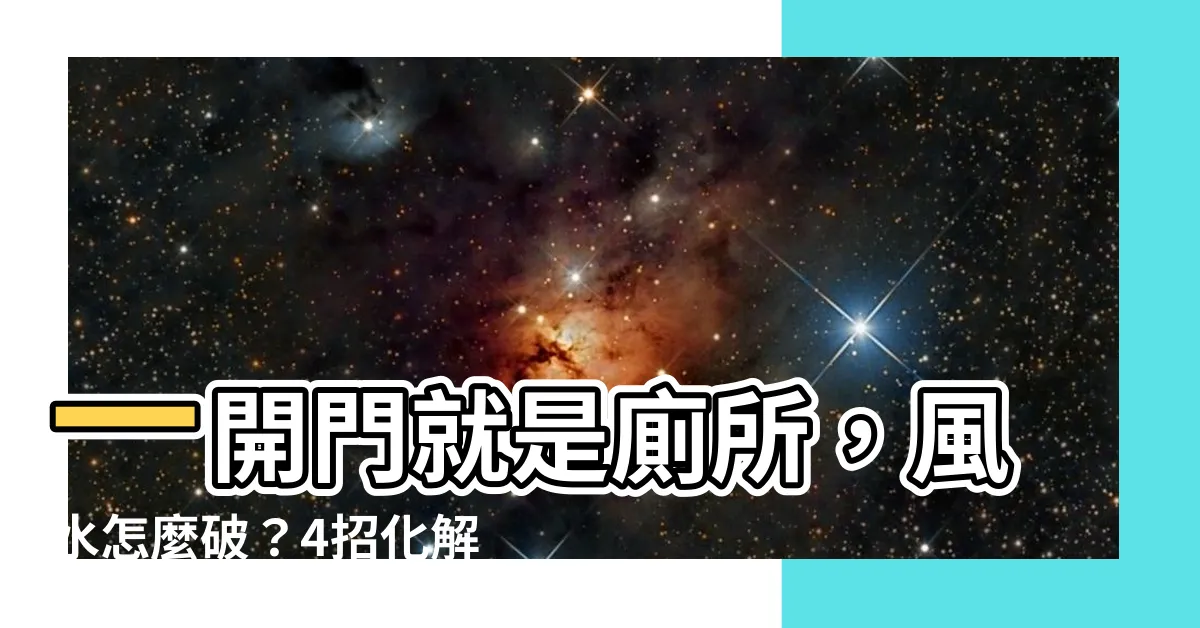 【一進門就是廁所】一開門就是廁所，風水怎麼破？4招化解讓你的好運氣不再沖掉！