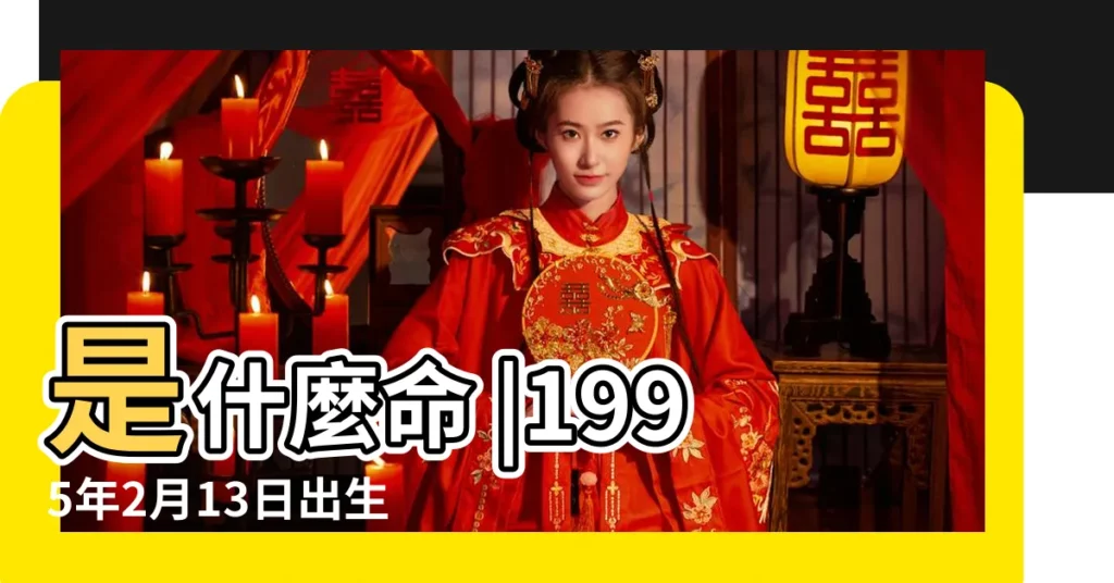 是什麼命 |1995年2月13日出生的人命好嗎 |農曆一九九五年正月十 |【1995年2月13是什麼命】