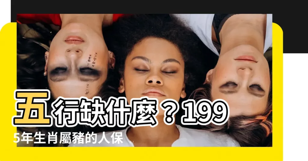 【1995年五行】五行缺什麼？1995年生肖屬豬的人保證你知道！