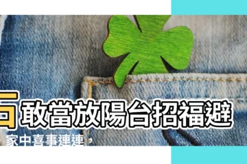 【石敢當放陽台】石敢當放陽台招福避邪，家中喜事連連，福祿享不盡！