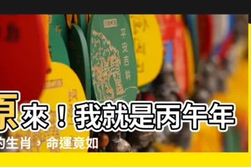 【丙午年生肖】原來！我就是丙午年次的生肖，命運竟如此坎坷