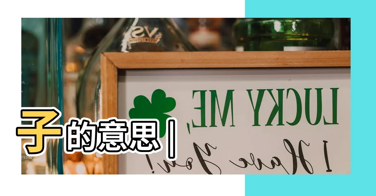 【子意思】子的意思 |