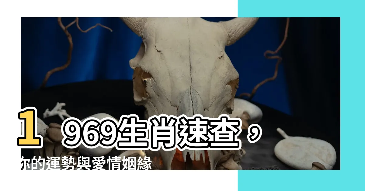 【1969年生肖】1969生肖速查，你的運勢與愛情姻緣大公開！