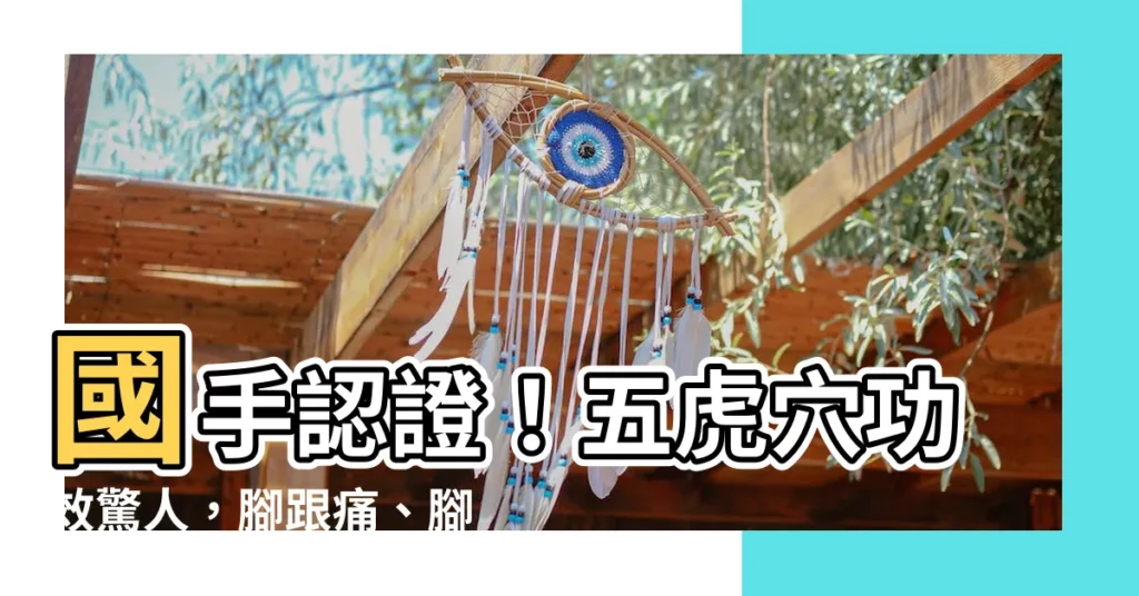 【五虎穴功效】國手認證！五虎穴功效驚人，腳跟痛、腳痛、手痛都靠它改善！