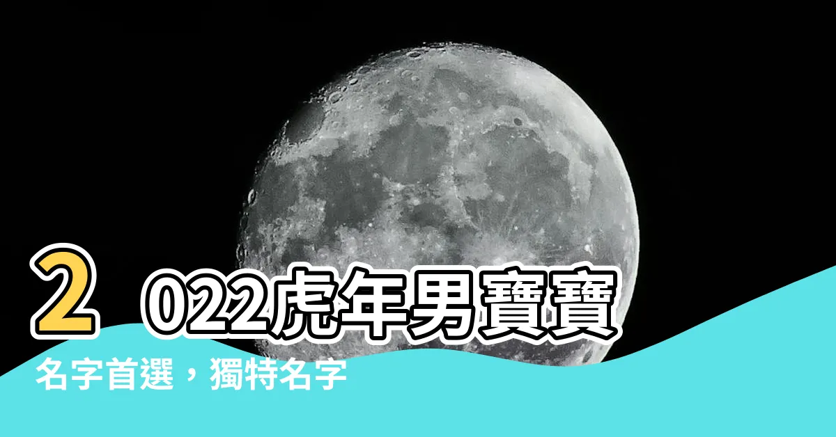 【2022虎年男寶寶名字】2022虎年男寶寶名字首選，獨特名字大集結！