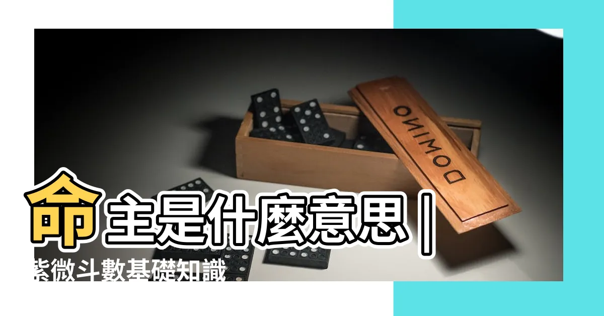 【命主 意思】命主是什麼意思 |紫微斗數基礎知識 |