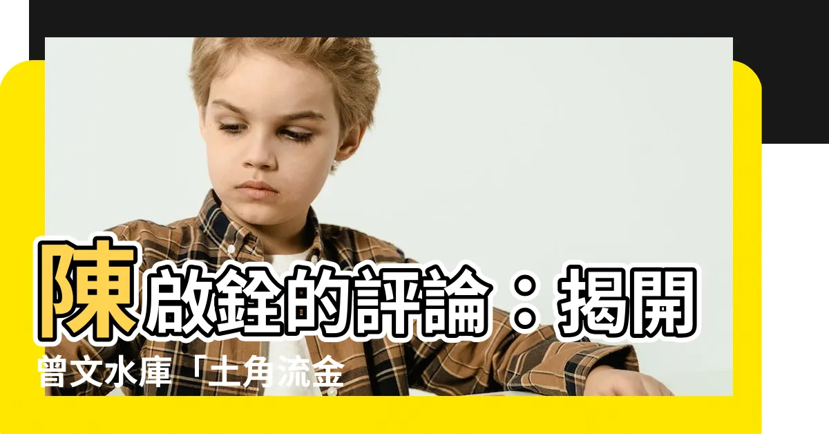 【陳啟銓】陳啟銓的評論：揭開曾文水庫「土角流金」風水寶地的秘密