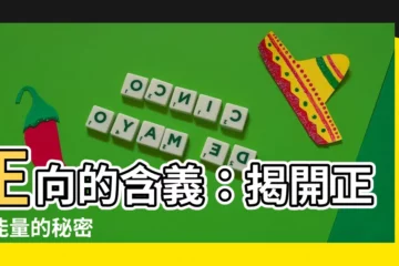【正向 意思】正向的含義：揭開正向能量的秘密