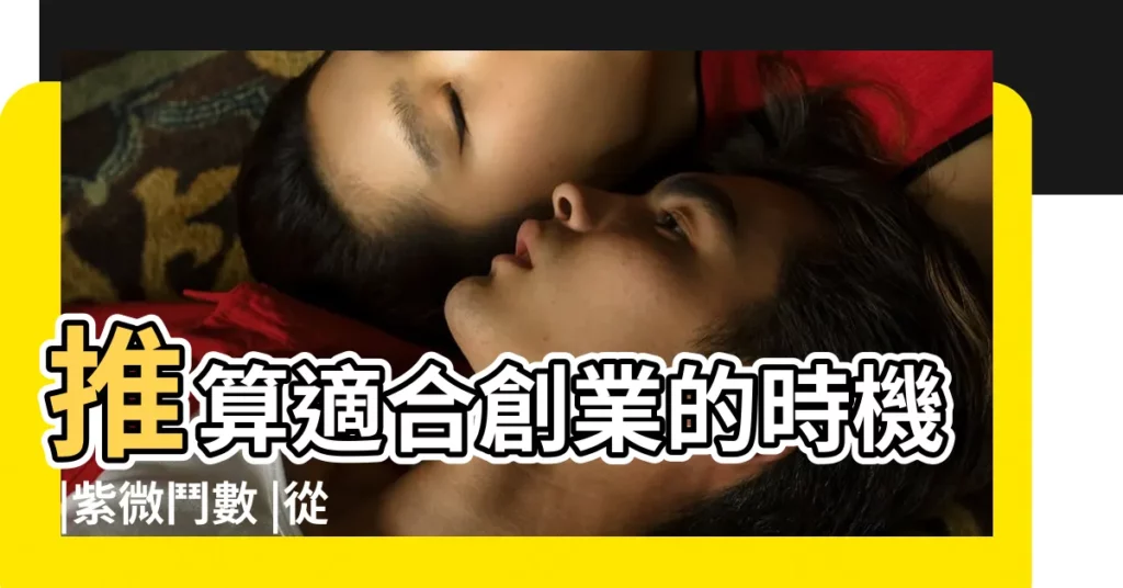 推算適合創業的時機 |紫微鬥數 |從人生比例圖 |【紫微鬥數 只抓住一顆星】