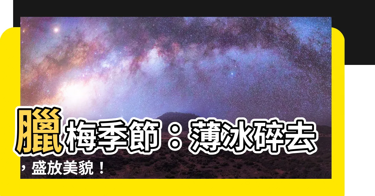【臘梅季節】臘梅季節:薄冰碎去,盛放美貌!
