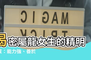 【屬龍女生】揭密屬龍女生的精明特質：能力強、善於觀察，是職場上的強力戰將