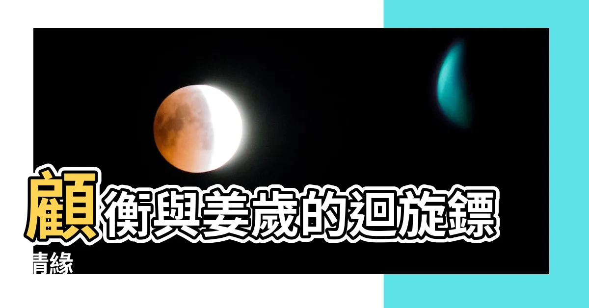 【顧衡 姜歲】顧衡與姜歲的迴旋鏢情緣