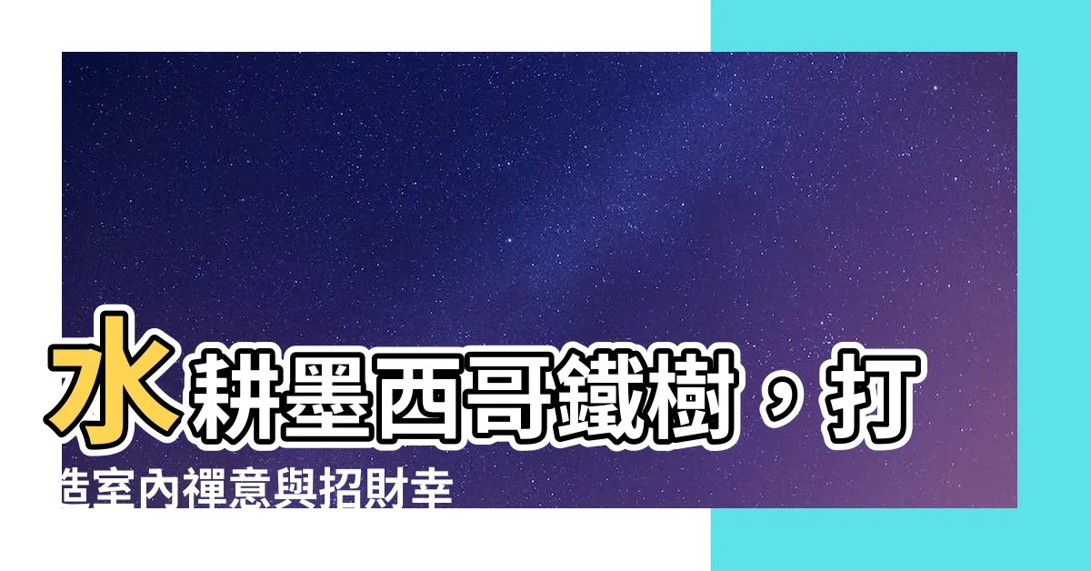 【墨西哥鐵樹水耕】水耕墨西哥鐵樹，打造室內禪意與招財幸運