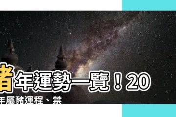 【2024 豬 年 運程】豬年運勢一覽！2024年屬豬運程、禁忌、幸運色報你知