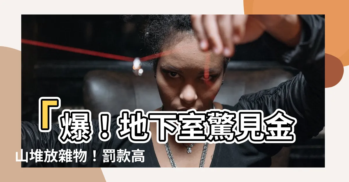 【地下室堆放雜物】「爆！地下室驚見金山堆放雜物！罰款高達30萬！誰敢捧場？」