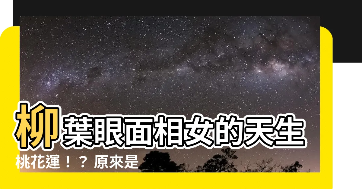 【柳葉眼面相女】柳葉眼面相女的天生桃花運！？ 原來是這個眼型讓她們魅力無法擋
