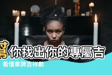【車牌吉祥數】幫你找出你的專屬吉兆！看懂車牌吉祥數，掌握 fortune