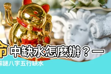 【命中缺水】命中缺水怎麼辦？一文解謎八字五行缺水的特徵與補救秘訣