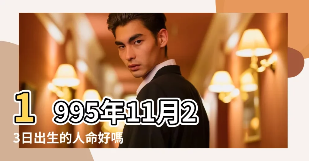 1995年11月23日出生的人命好嗎 |1995年11月23日出生日期看命運 |農曆1995年11月23日生日算命 |【1995年11月23日生的】