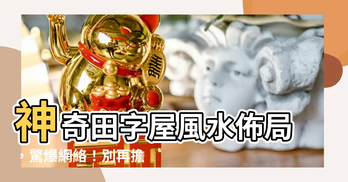 【田字屋風水】神奇田字屋風水佈局，驚爆網絡！別再擔心沒有後巷影響風水了！