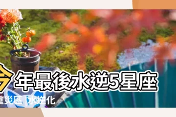 【12月白羊座水逆怎麼破】今年最後水逆5星座淪重災區 |水逆化解方法一次 |水逆將帶來甚麼影響 |