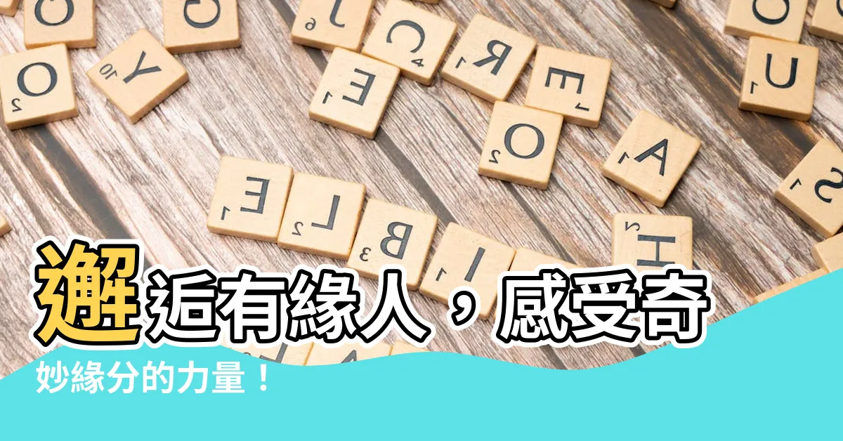 【有緣人】邂逅有緣人，感受奇妙緣分的力量！