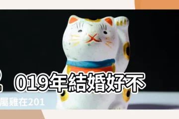 【2019年屬雞能結婚嗎】2019年結婚好不好 |屬雞在2019年結婚好嗎 |屬雞人今年可以結婚嗎 |