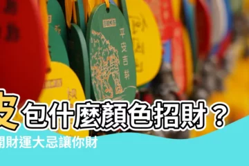 【皮包什麼顏色招財】皮包什麼顏色招財？避開財運大忌讓你財庫滾滾來