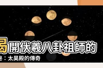 【伏羲八卦祖師】揭開伏羲八卦祖師的奧秘：太昊殿的傳奇故事