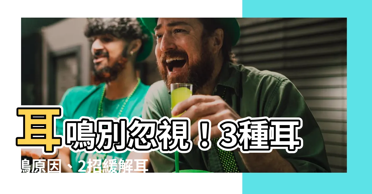 【耳鳴代表什麼】耳鳴別忽視！3種耳鳴原因、2招緩解耳鳴症狀完整解惑