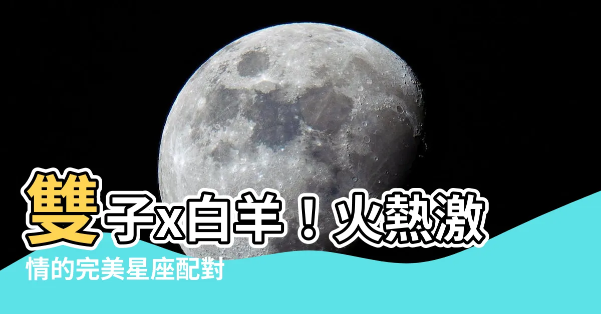 【雙子 白羊】雙子x白羊！火熱激情的完美星座配對