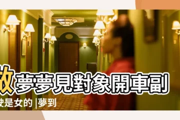 【夢到別的女人做老公副駕駛】做夢夢見對象開車副駕駛是女的 |夢到別的女人做老公副駕駛 |女人夢見坐老公開的車有什麼徵兆 |